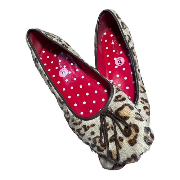 Kenneth Cole Reaction size 9 calf hair ballet flats EUC - Picture 10 of 13